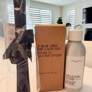 【Brand New】Jo Malone Peony & Blush Suede Diffuser Refill 165ml + Reeds